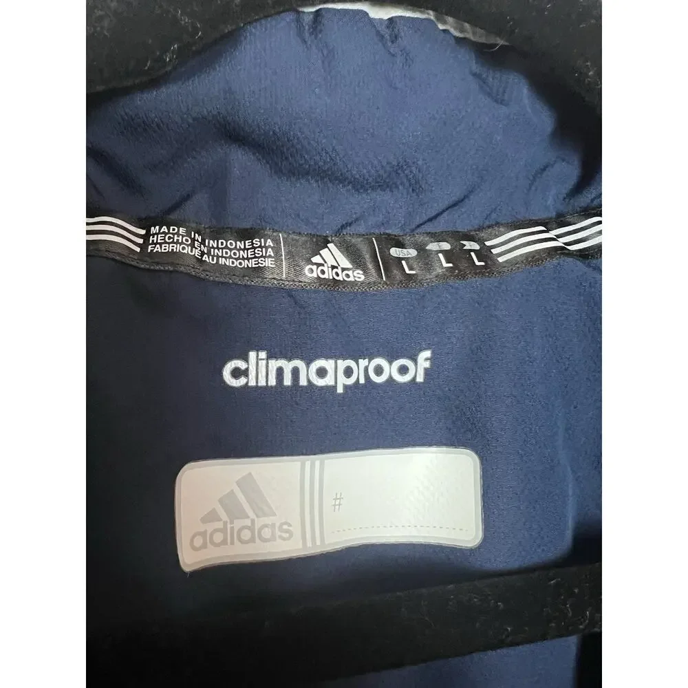 Notre Dame Adidas Climaproof Long Sleeve Quarter Zip Pullover Men's Size Large